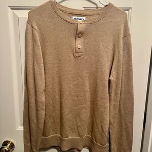 Old Navy Tan Long Sleeve Tan Sweater Size M NWOT